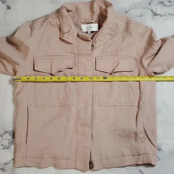 Reiss Ives Pink Utility Jacket - Picture 5 of 6